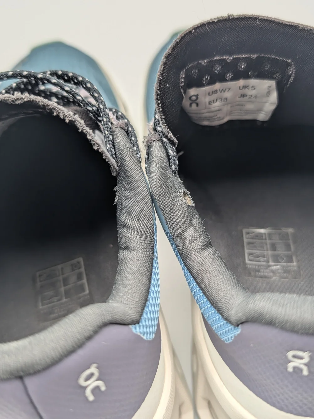 On Cloud monster Women’s Teal Blue Size 7 Running Shoes Comfort